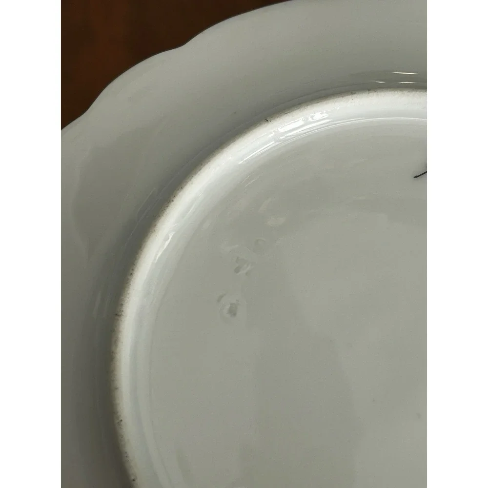 Beautiful Lot Of 3 Vintage Decorative China Plates Floral Lavender‎ Use Display